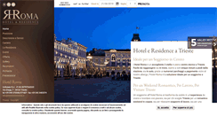 Desktop Screenshot of hotelroma-trieste.it